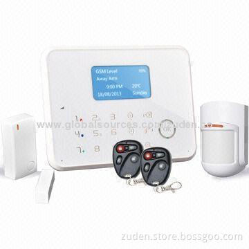 Touch Alarm Systems with GSM/PSTN/LCD, Temperature Sensor, CID Protocol